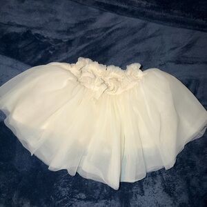 Jamie Kay Classic Cream/White Tulle Tutu Skirt